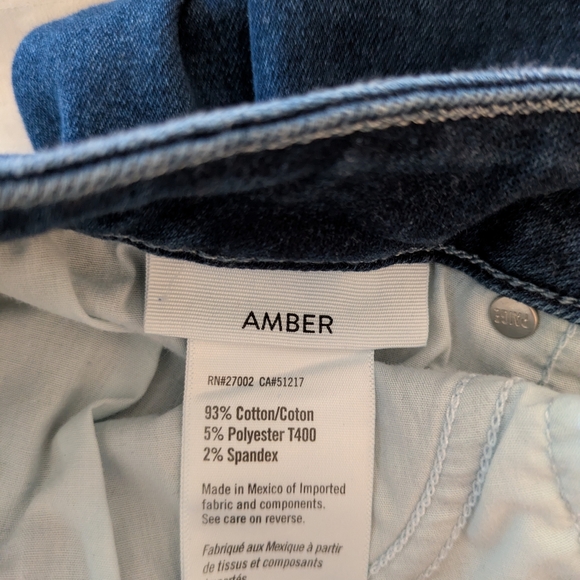 PAIGE Women's Jeans Amber 31 Raw Hem Cropped - Picture 5 of 16